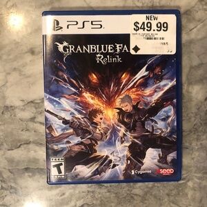 Granblue Fantasy Relink PS5 - like new